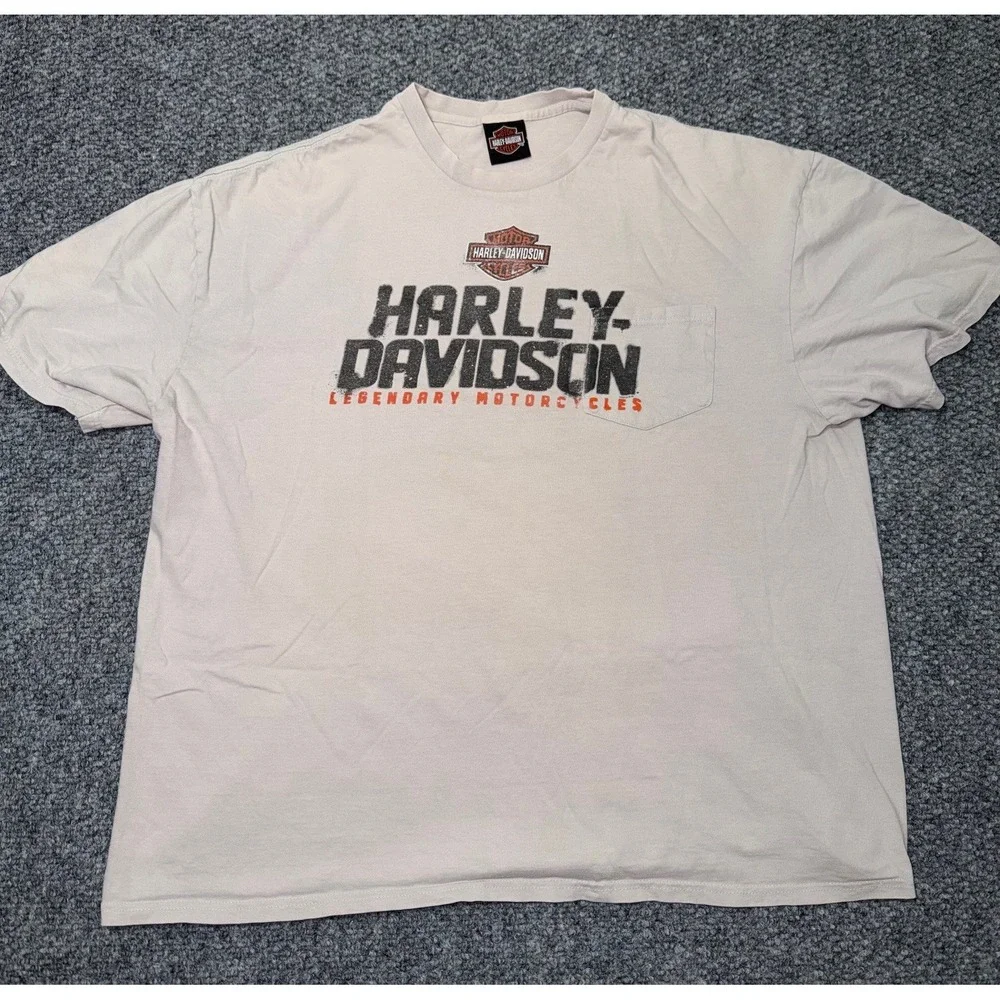 Harley-Davidson Legendary Motorcycles Barnett El Paso Texas Graphic T-Shirt‎